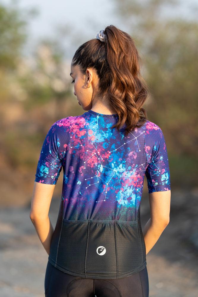 Load image into Gallery viewer, Apace Womens Cycling Jersey | Race-Fit |Constellation - MADOVERBIKING
