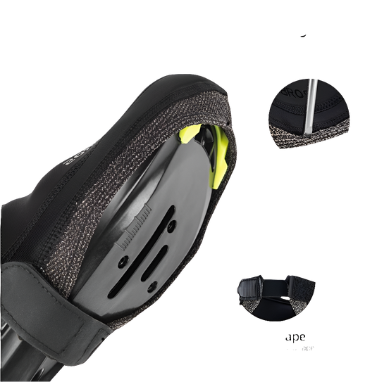 Shoe Cover | Half Palm Covers for Clipless Shoes (Black) ROCKBROS MADOVERBIKING