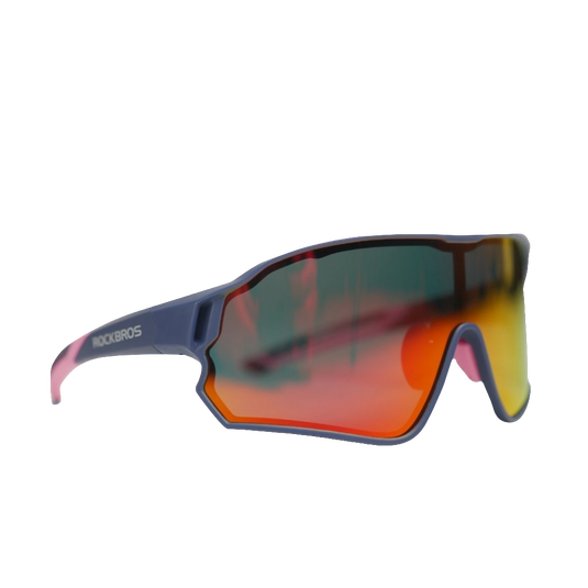 Sunglasses | Polarized Glasses - Myopia Compatible (Black/Pink) ROCKBROS MADOVERBIKING