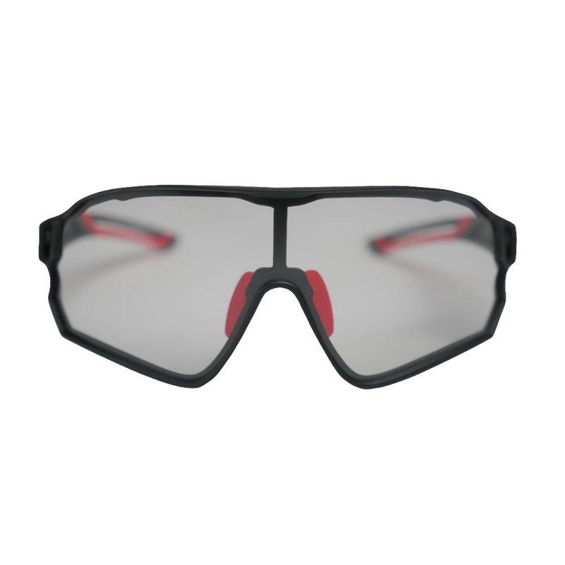 Load image into Gallery viewer, Sunglasses | Photochromic Glasses with UV400 Protection (Black/Red) ROCKBROS MADOVERBIKING
