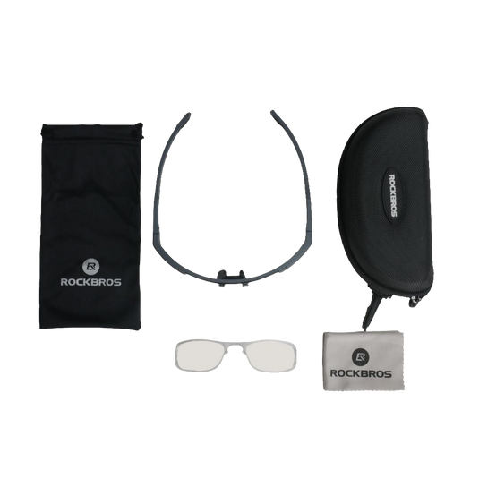 Sunglasses | Polarized Glasses - Myopia Compatible (Black/Gold) ROCKBROS MADOVERBIKING
