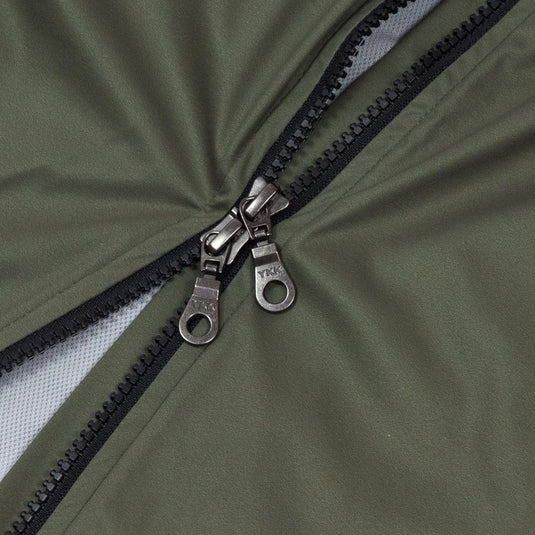 Baisky Double Zipper Men Wind Vest (Army Green) - MADOVERBIKING