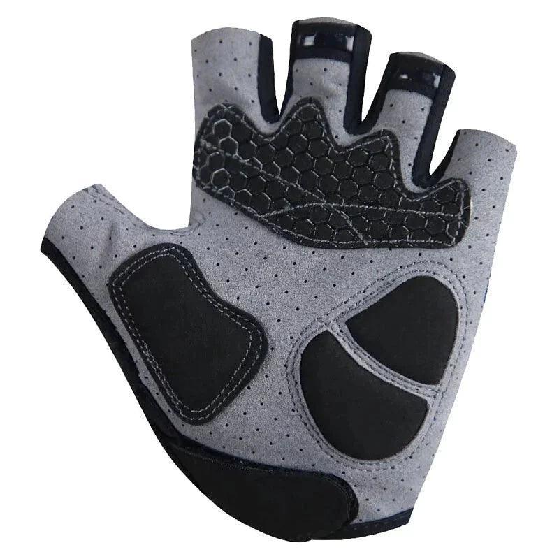 Load image into Gallery viewer, Baisky Half Finger Cycling Gloves (Purity Dark Blue) - MADOVERBIKING
