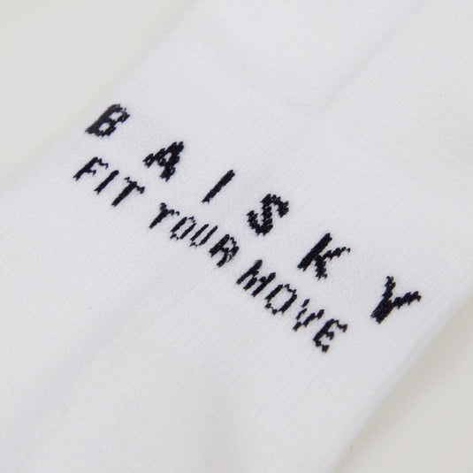 Baisky Mens Sport Socks (Purity White) - MADOVERBIKING