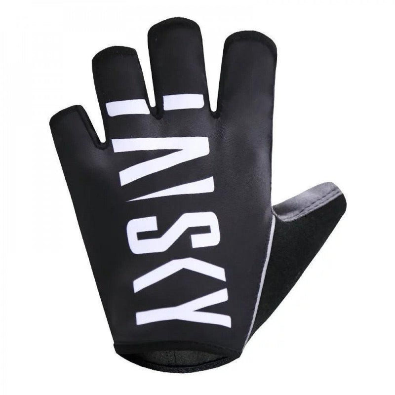 Load image into Gallery viewer, Baisky Trhl349 Half-Finger Cycling Gloves (Happy Black) - MADOVERBIKING
