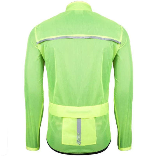 Baisky Windbreaker Mens Cycling Jersey (Wind Yellow) - MADOVERBIKING
