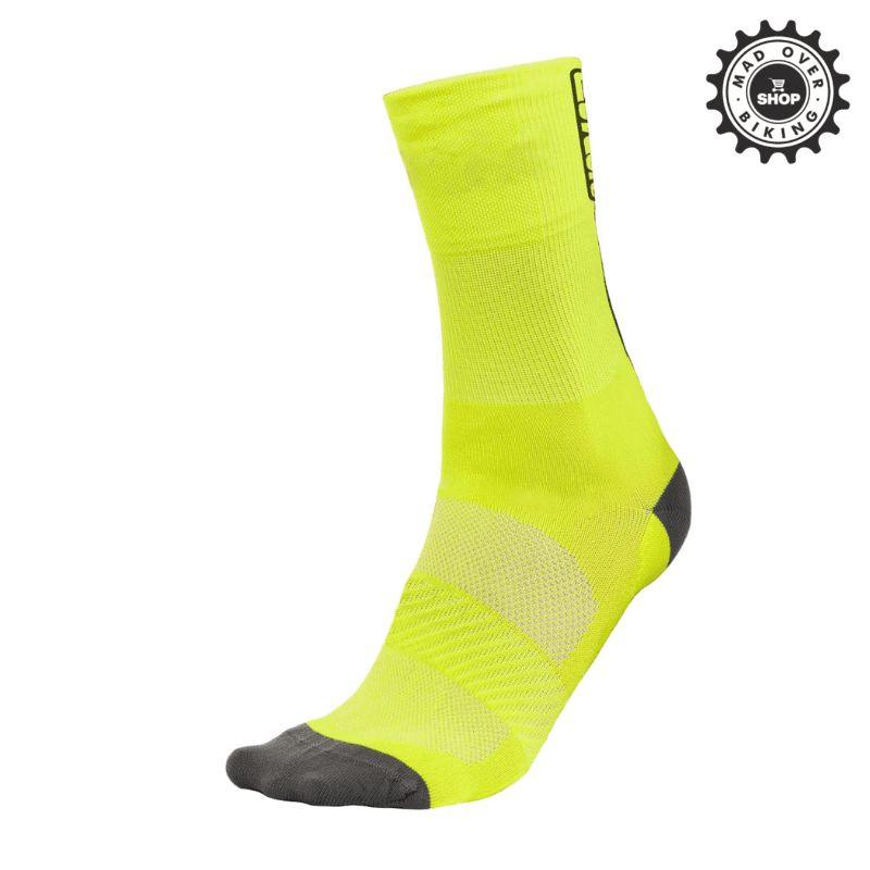 Load image into Gallery viewer, Bioracer Summer Cycling Socks - Fluo Yellow - MADOVERBIKING
