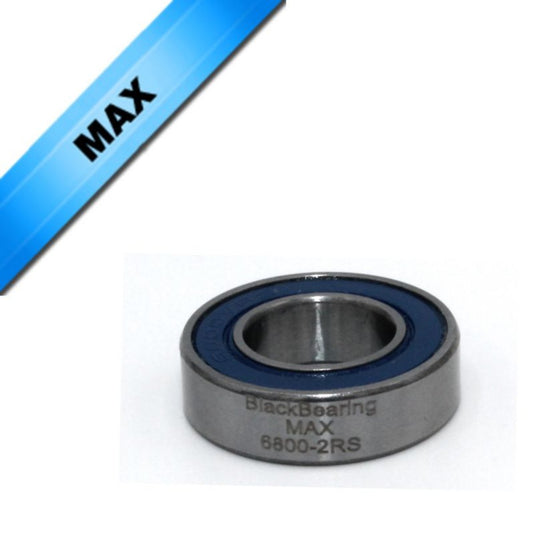 BLACKBEARING 2RS BEARING MAX | 61800/ 680 (10 X 19 X 5 MM) - MADOVERBIKING