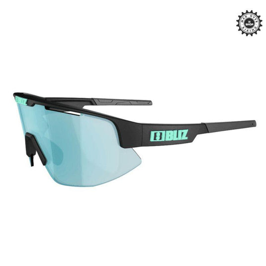 Bliz Matrix Small (Matt Black, Lens: Smoke W Ice Blue Multi) - MADOVERBIKING