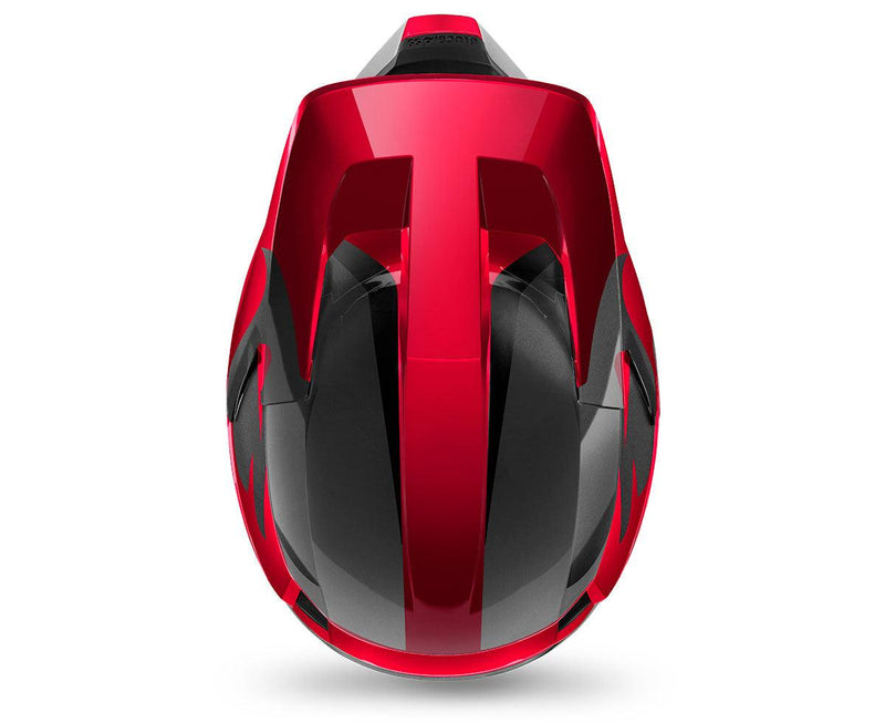 Load image into Gallery viewer, Bluegrass Legit Downhill Cycling Helmet (Black/Red Metallic/Glossy) - MADOVERBIKING
