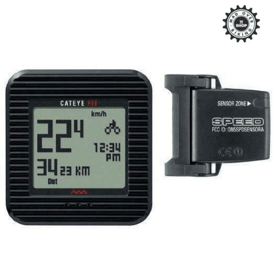 Cateye Cyclocomputer & Pedometer Fit Cc Pd 100 W (Wireless) - MADOVERBIKING