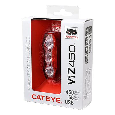 Cateye Rear Light Viz450 Lumen (Tl-LD820) - MADOVERBIKING
