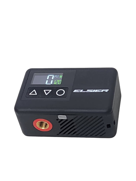 Portable Electric Pump | ELSIER - 120 psi, Rechargeable, Presta/Schrader Compatible - MADOVERBIKING -  MADOVERBIKING