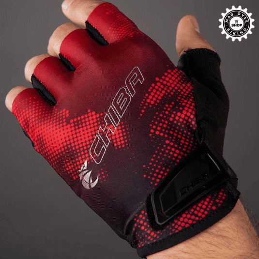 Chiba Ride Ii Cycling Gloves (Padded) Red - MADOVERBIKING