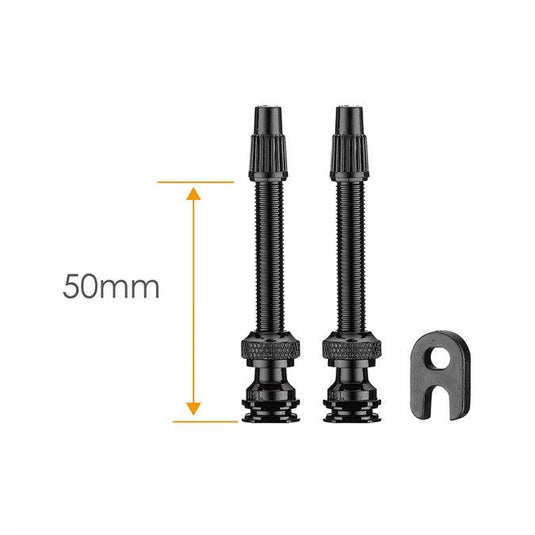 Ciclovation Light-Weight Tubeless Valve Stem - Black - MADOVERBIKING