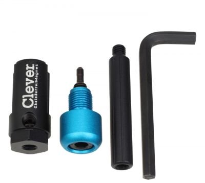 CLEVER STANDARD | CHAIN BARREL AL WITH VALVE CORE REMOVER HANDLE