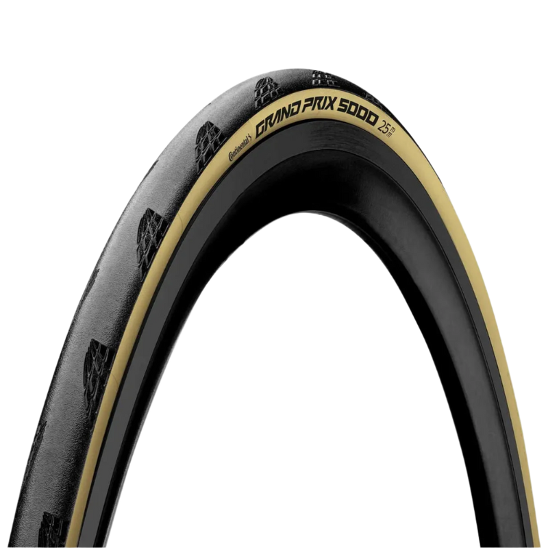 Load image into Gallery viewer, Road Bike Tires | GRAND PRIX 5000 - 700x25/28c (Black/Cream) - MADOVERBIKING -  Continental
