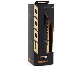 Continental Grand Prix 5000 Road Bike Tire (25mm) - Colour Cream