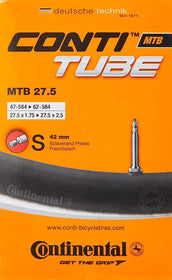 Continental MTB Inner Tube 27.5X1.75-2.5 Presta Valve 42Mm - MADOVERBIKING