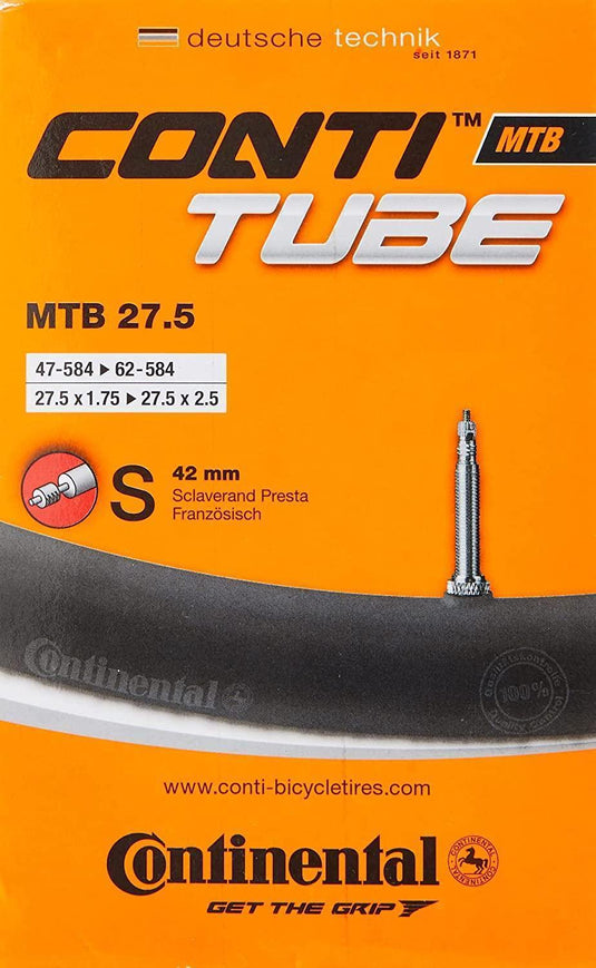 Continental MTB Inner Tube 27.5X1.75-2.5 Presta Valve 42Mm - MADOVERBIKING