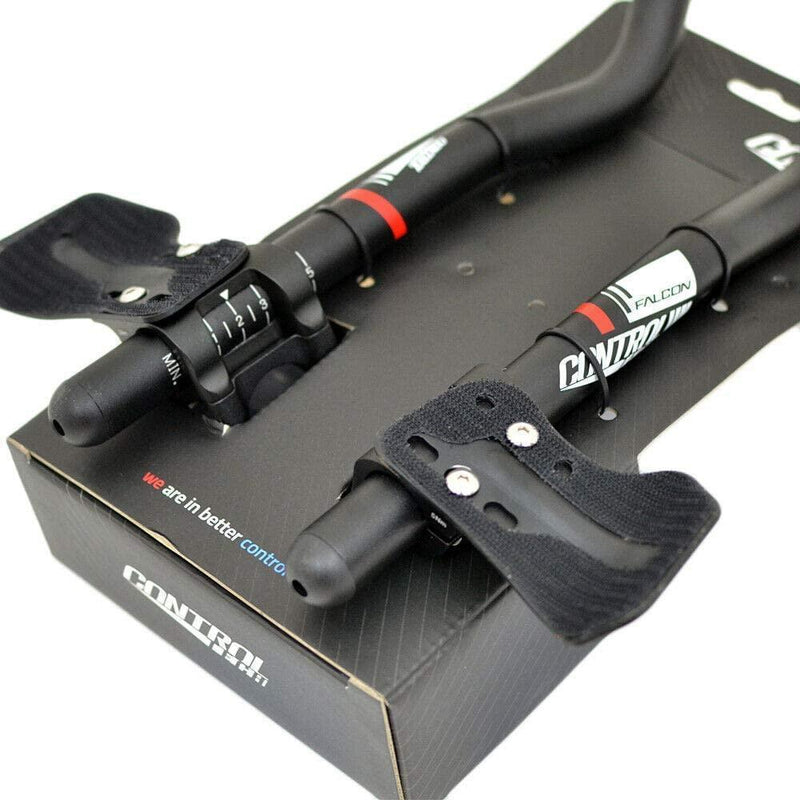 Load image into Gallery viewer, Controltech Falcon Tri Alloy Extension Clip-On Bar - J-Bend - MADOVERBIKING
