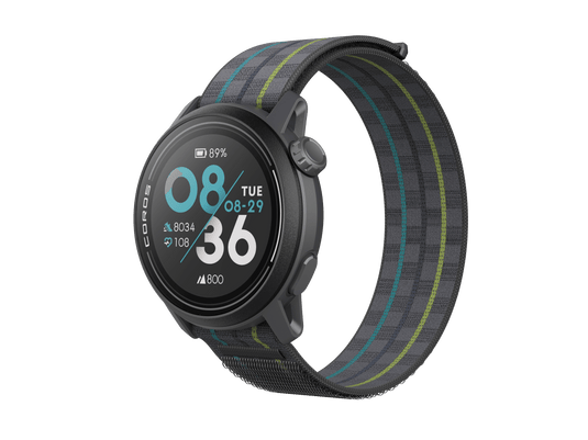 COROS PACE 3 Premium GPS Sport Smartwatch Black Nylon Band with 2 Year Warranty (WPACE3-BLK-N) - MADOVERBIKING