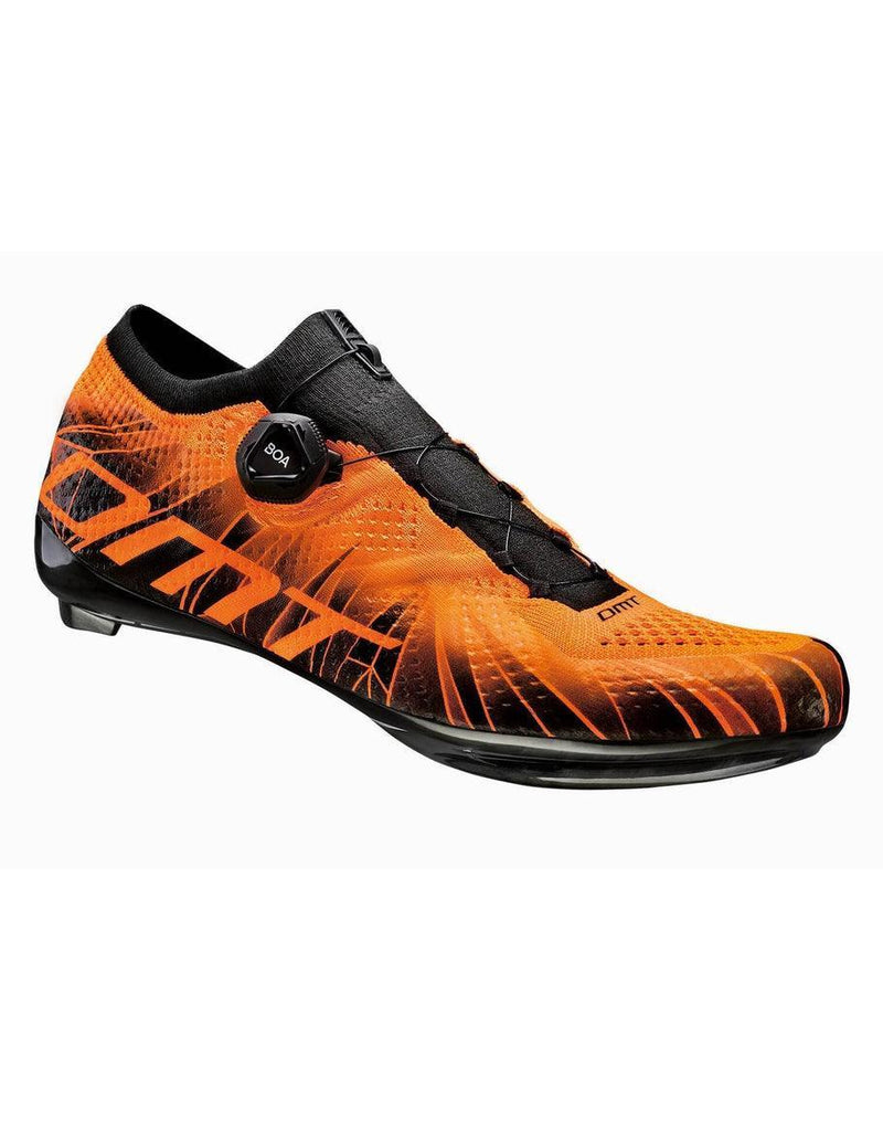 Load image into Gallery viewer, DMT Mens Road Cycling Shoes KR1 (Black/Orange Fluo) - MADOVERBIKING
