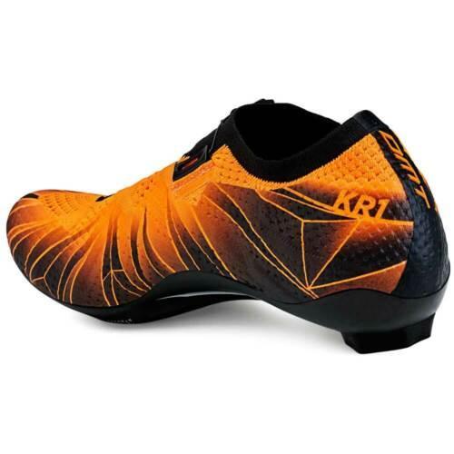 Load image into Gallery viewer, DMT Mens Road Cycling Shoes KR1 (Black/Orange Fluo) - MADOVERBIKING
