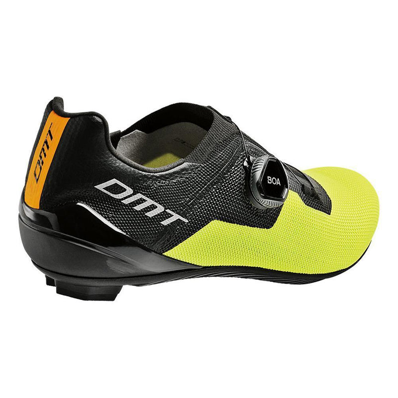 Load image into Gallery viewer, DMT Mens Road Cycling Shoes KR4 (Black/Yellow Fluo) - MADOVERBIKING

