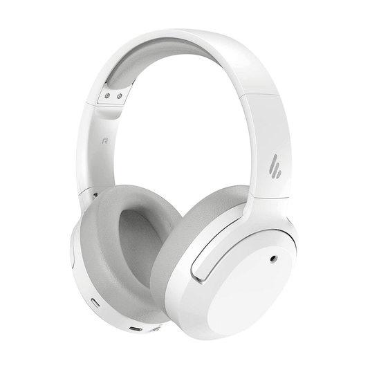 Edifier W820NB Hybrid Active Noise Cancelling Headphones - White - MADOVERBIKING