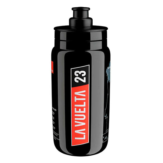 Elite Bottle Fly 550Ml Vuelta Black Map 2023 - MADOVERBIKING