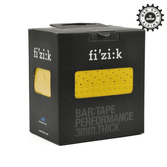Fizik Bar Tape Performance Classic Touch 3Mm With Fizik Logo (Yellow) - MADOVERBIKING