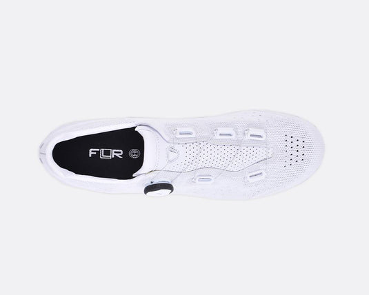 FLR F-11 Knit Road Cycling Shoe (White) - MADOVERBIKING
