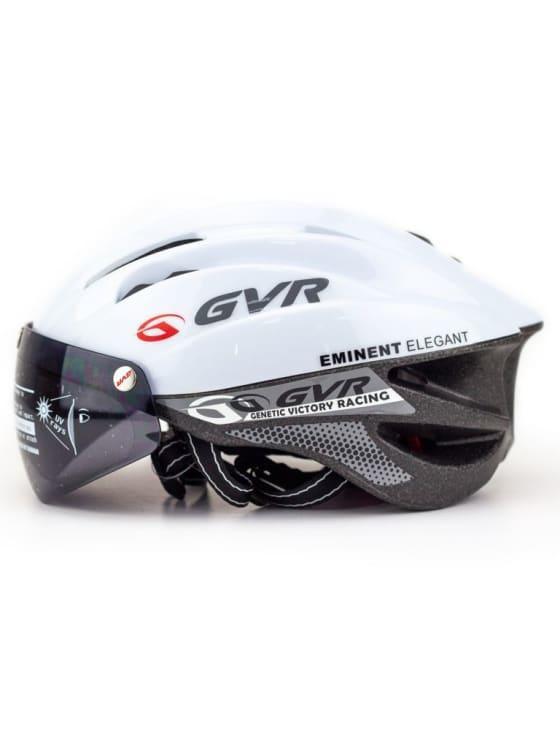 Load image into Gallery viewer, Gvr Solid Adult Road Cycling Helmet (White) - MADOVERBIKING
