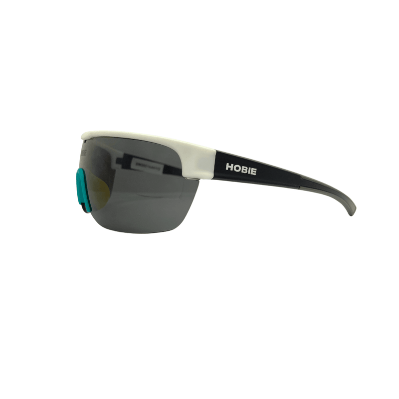 Load image into Gallery viewer, HOBIE Sunglass White/Green - MADOVERBIKING

