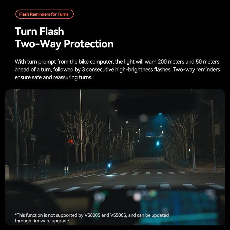 Load image into Gallery viewer, IGPSPORT VS1800S Smart Bicycle Front Light IGPSPORT MADOVERBIKING
