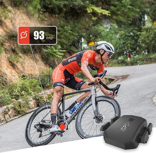 IGPSPORT Speed Cadence Sensor ANT+ & Bluetooth RPM Cycling SPD70/CAD70