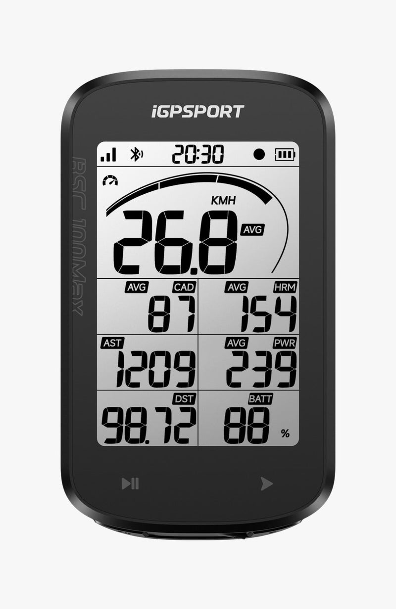 Load image into Gallery viewer, IGPSPORT BSC100Max Lightweight Large-Screen Smart Bike Computer Sleek to the Edge Ride with Ease - MADOVERBIKING

