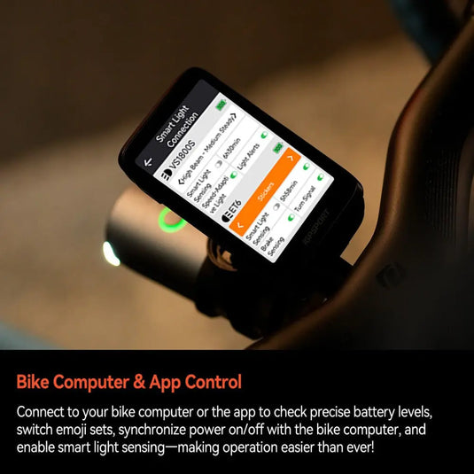 IGPSPORT ET6 Smart Emoji Taillight IGPSPORT MADOVERBIKING