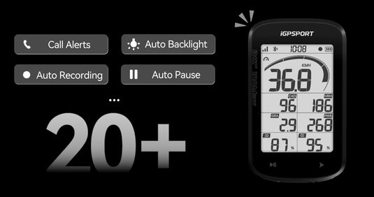 IGPSPORT BSC100Max Lightweight Large-Screen Smart Bike Computer Sleek to the Edge Ride with Ease - MADOVERBIKING