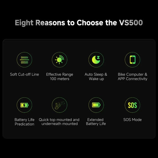 IGPSPORTS Smart Light VS500 IGPSPORT MADOVERBIKING