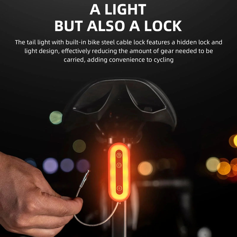 Load image into Gallery viewer, Bicycle Taillights | Smart Taillight with Lock and Brake Sensing Function ROCKBROS MADOVERBIKING
