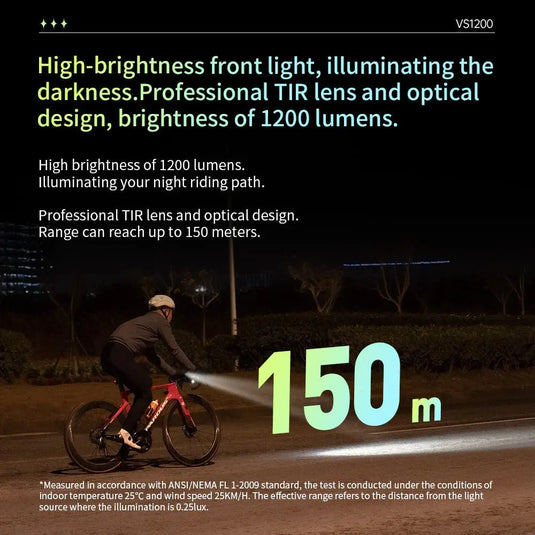 IGPSPORTS VS1200 Smart Front Bike Light IGPSPORT MADOVERBIKING