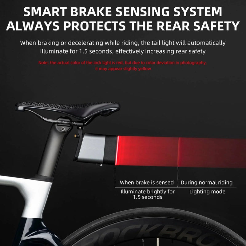 Load image into Gallery viewer, Bicycle Taillights | Smart Taillight with Lock and Brake Sensing Function ROCKBROS MADOVERBIKING
