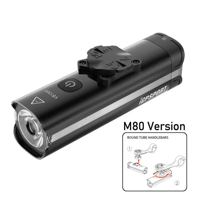 Load image into Gallery viewer, IGPSPORTS VS1200 Smart Front Bike Light IGPSPORT MADOVERBIKING
