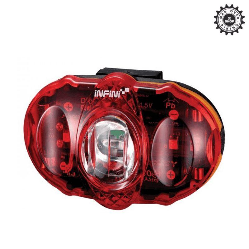 Load image into Gallery viewer, Infini Vista Bicycle Tail Light I-406R/Rd (External Battery)
