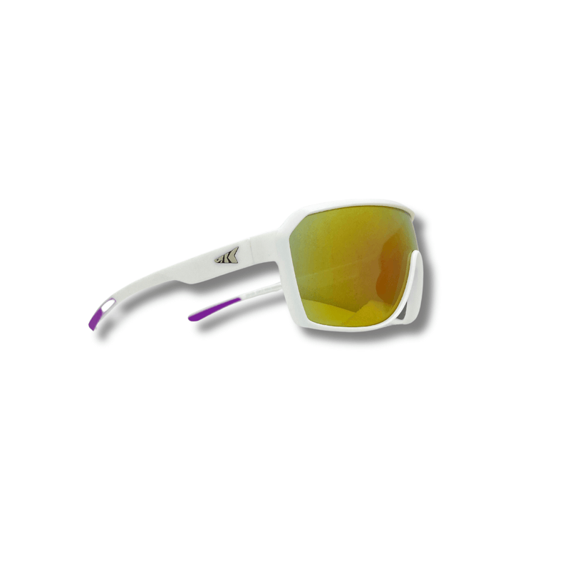 Load image into Gallery viewer, Kastking Outdoor Sunglass Matt White with Violet tint
