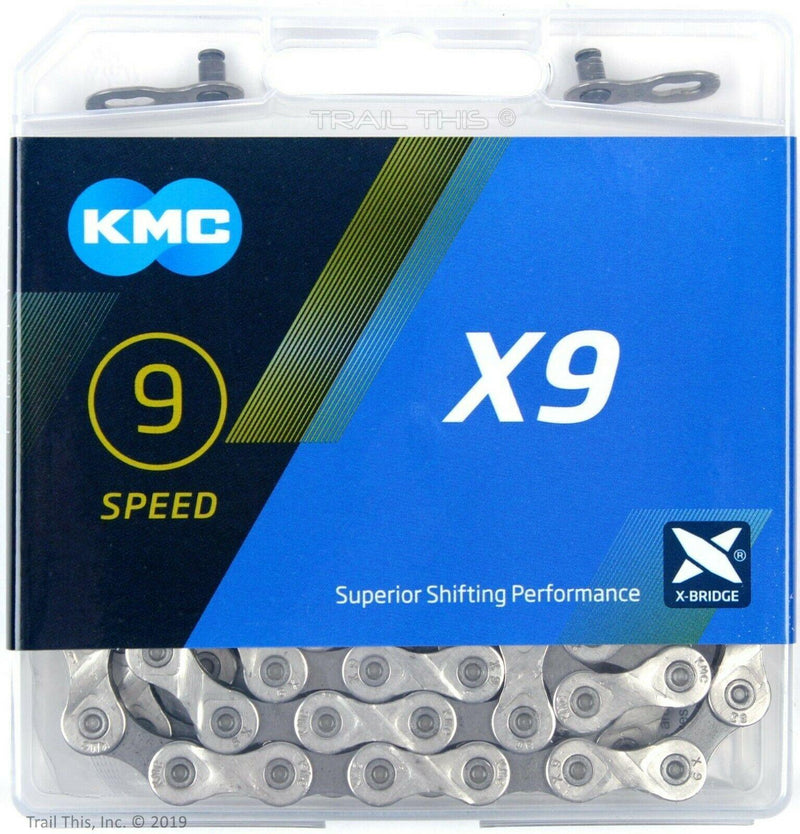 Load image into Gallery viewer, KMC Bicycle Chain X9 (9 Speed) - MADOVERBIKING
