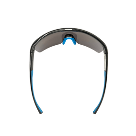 Maverick Sunglasses Half Frame Shiny Blue - MADOVERBIKING