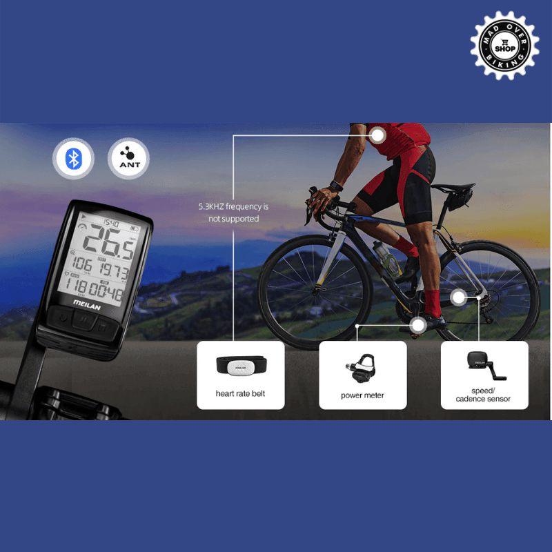 Load image into Gallery viewer, Meilan M4 Blade Wireless Bike Computer - MADOVERBIKING
